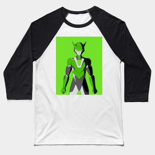 green hero Baseball T-Shirt by Atzon